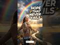 🌈 “Hope That Never Fails” ✨#shorts #prayer #pray #trust #jesus #amen