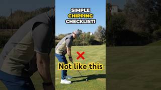 Chipping Made Simple! Step by Step Checklist - Simple Golf Tips #golfswing #golftips