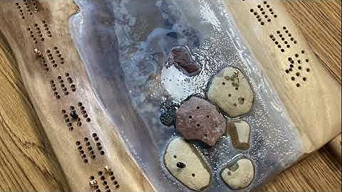 River Cribbage Board