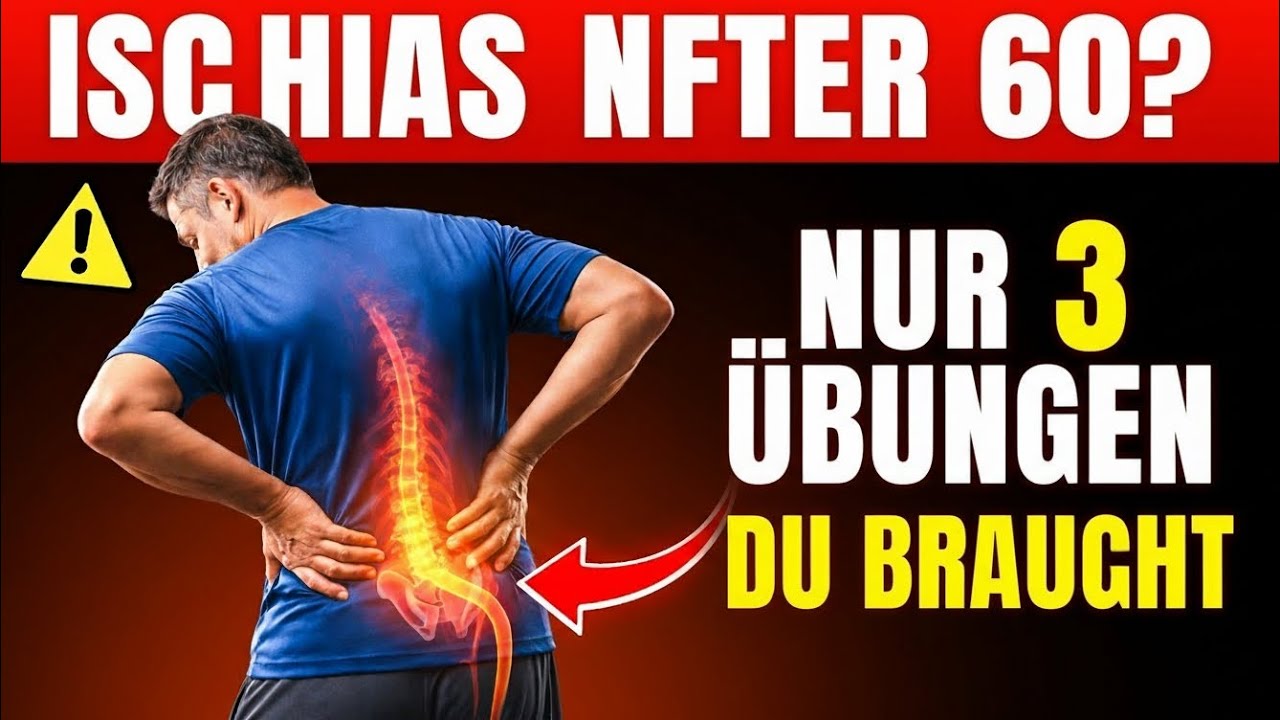 Die EINZIGEN 3 Übungen gegen Ischias nach 60 | Nervenschmerz natürlich lindern