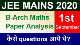 ... #jeemains2020 #jeemainsseptember #jeemainpaper2
#jeemainpaperanalysis #jeem...