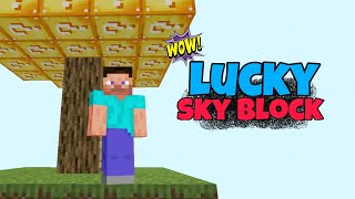 How to Download Lucky sky block Map in Minecraft | Best Minecraft Map screenshot 2