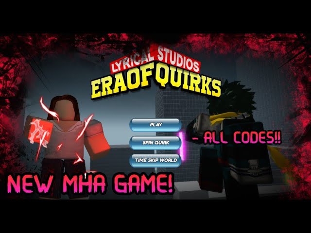 Era of Quirks codes for December 2023