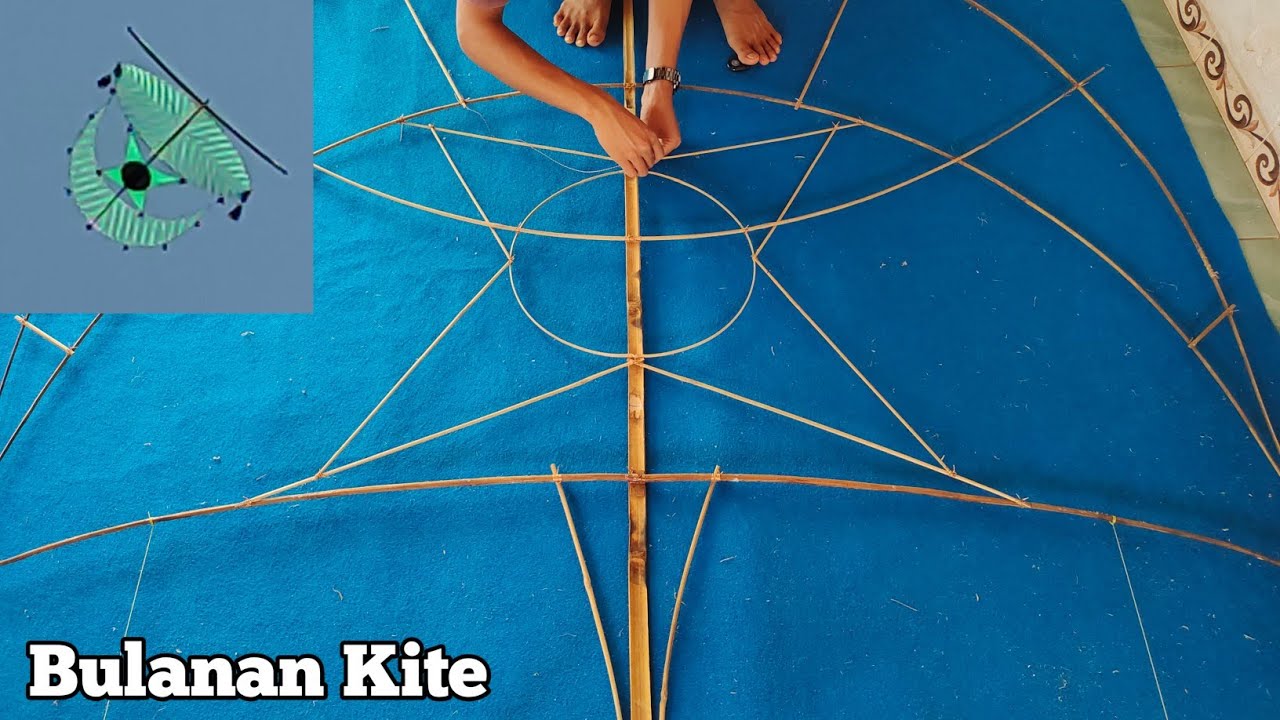 Cara Membuat Layangan Bulanan Ukuran 2 Meter‼️