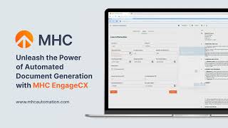 Unleash the Power of Automated Document Generation with MHC EngageCX