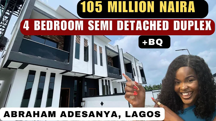 105 Million Naira 4 Bedroom Semi Detached Duplex + BQ For Sale In Abraham Adesanya Ajah, Lagos