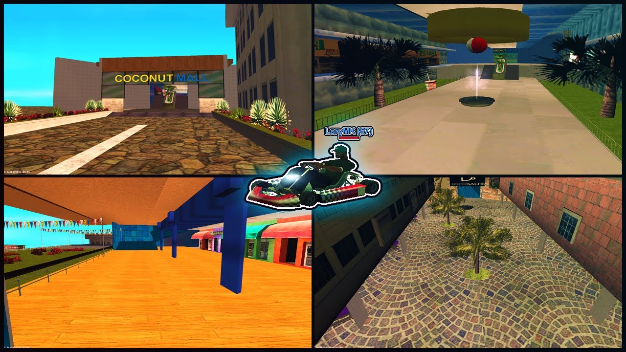 LoryMK - Coconut Mall (MarioKart race remake)