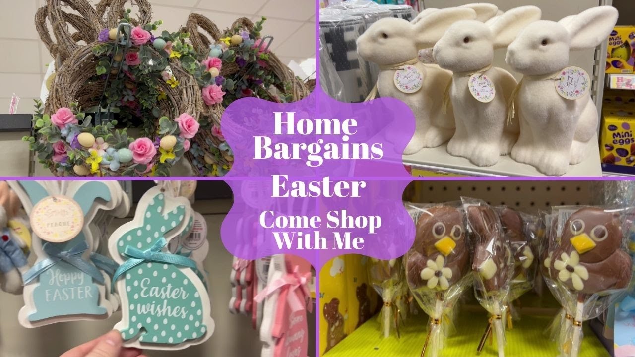 Home Bargains Easter Come Shop With Me What's New In Home Bargains