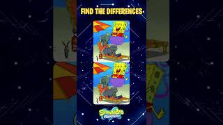🍍Find the Differences 🧽🌊| #findthedifference  #spongebob