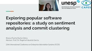 Exploring popular software repositories: a study on sentiment analysis and commit clustering
