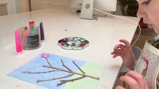 The Kids - Making A Cherry Blossom Tree