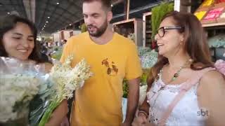 Átila Amaral foi conhecer o "Mercado de Flores" da CADEG, em Benfica, no Rio - CARIOCOU - SBT Rio