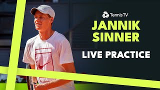 LIVE: Jannik Sinner Practice Live In Madrid!