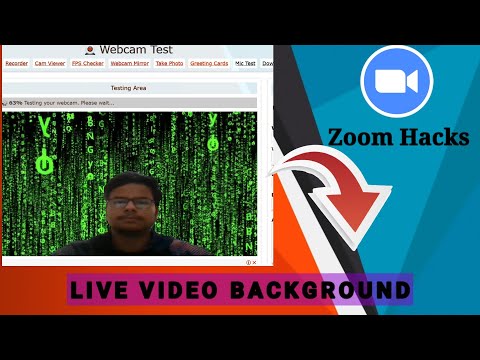 How to add virtual video background on live webcam using python | how to apply virtual background |