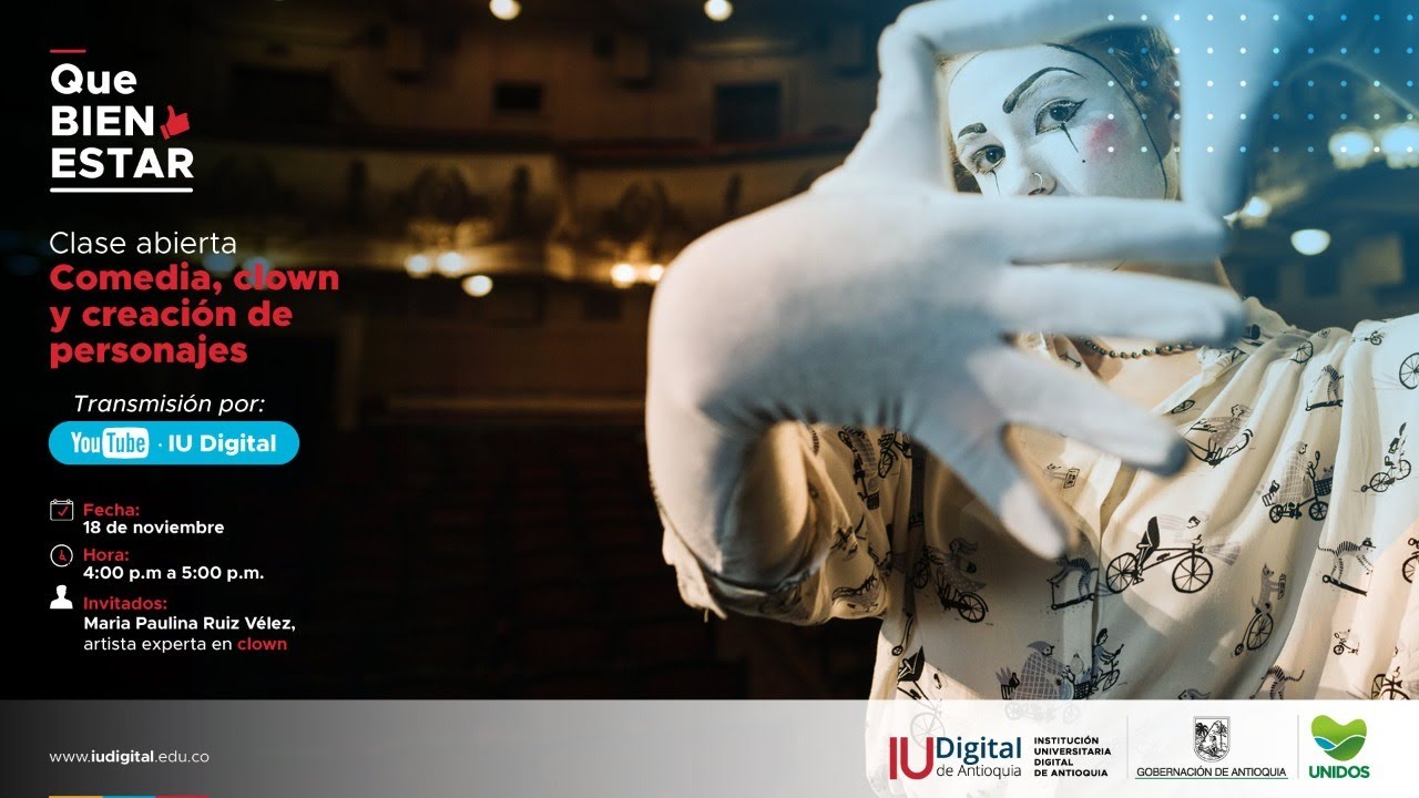 Clase abierta: Comedia, clown y creación de personajes