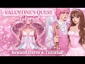 Dress to impress valentines quest easy &amp; short tutorial 🎀💕
