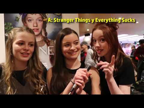 Amybeth Mcnulty Entrevista| con Dalila y Kyla Cuentan cuales son sus series favoritas