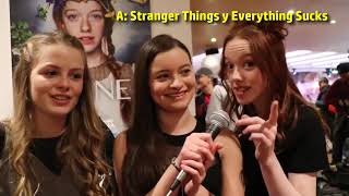 Amybeth Mcnulty Entrevista| con Dalila y Kyla Cuentan cuales son sus series favoritas