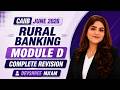CAIIB Rural Banking Module D Complete Revision | CAIIB Rural Banking Marathon 2026 | CAIIB June 2026