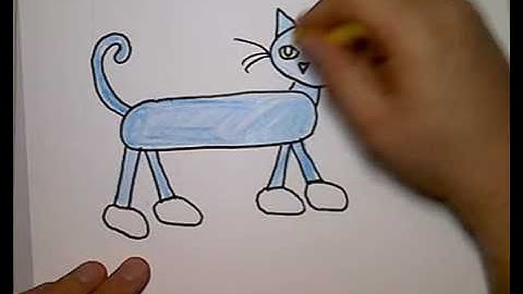 pete cat drawing