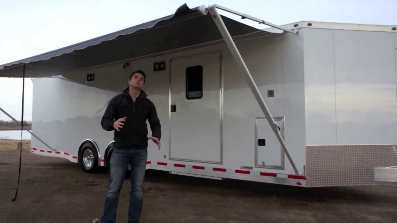 85 X 32 Aluminum Carhauler W Bathroom YouTube