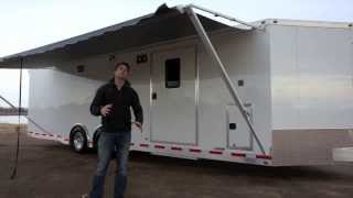 8.5 X 32 Aluminum Carhauler w/ Bathroom