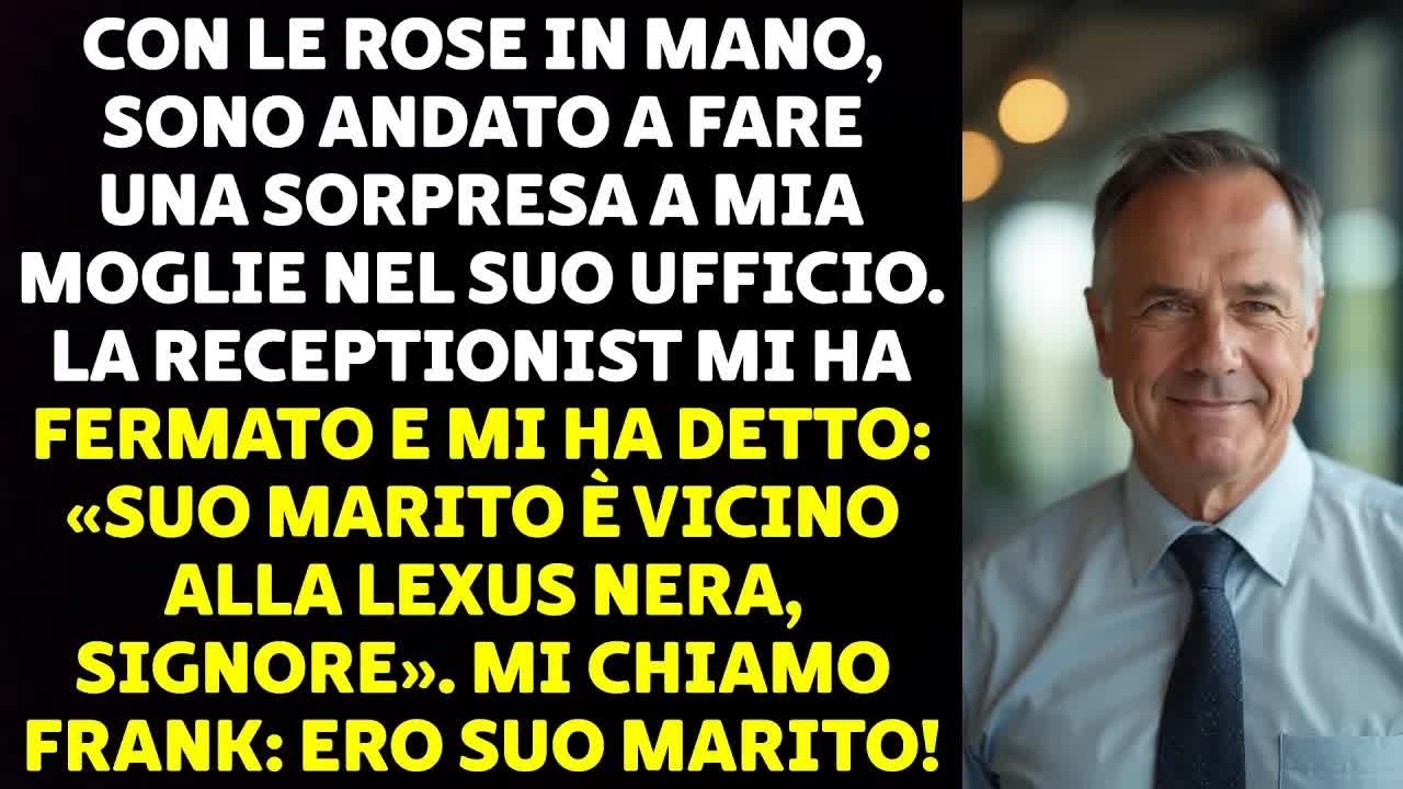 Mercoledì pomeriggio, tornato a casa prima del previsto, ho visto mia moglie salire su una Lexus nera e baciare un altro uomo sulla guancia. La receptionist del suo ufficio mi aveva indicato...