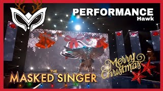 Christmas Night Hawk Sings "Jingle Bell Rock" | The Masked Singer | Season 10