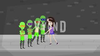 I meet Leo, Raph, Donnie and Mikey