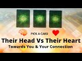 PICK A CARD 🔮 What’s In Their HEAD VS Their HEART When It Comes To You 🧠 Vs ❤️ ( Ex /Crush/ Love )