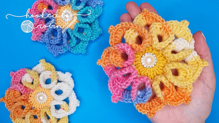 Learn to Crochet a Stunning 3D Flower