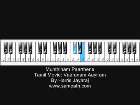 Munthinam Paarthene - Vaaranam Aayiram - Piano Tra...