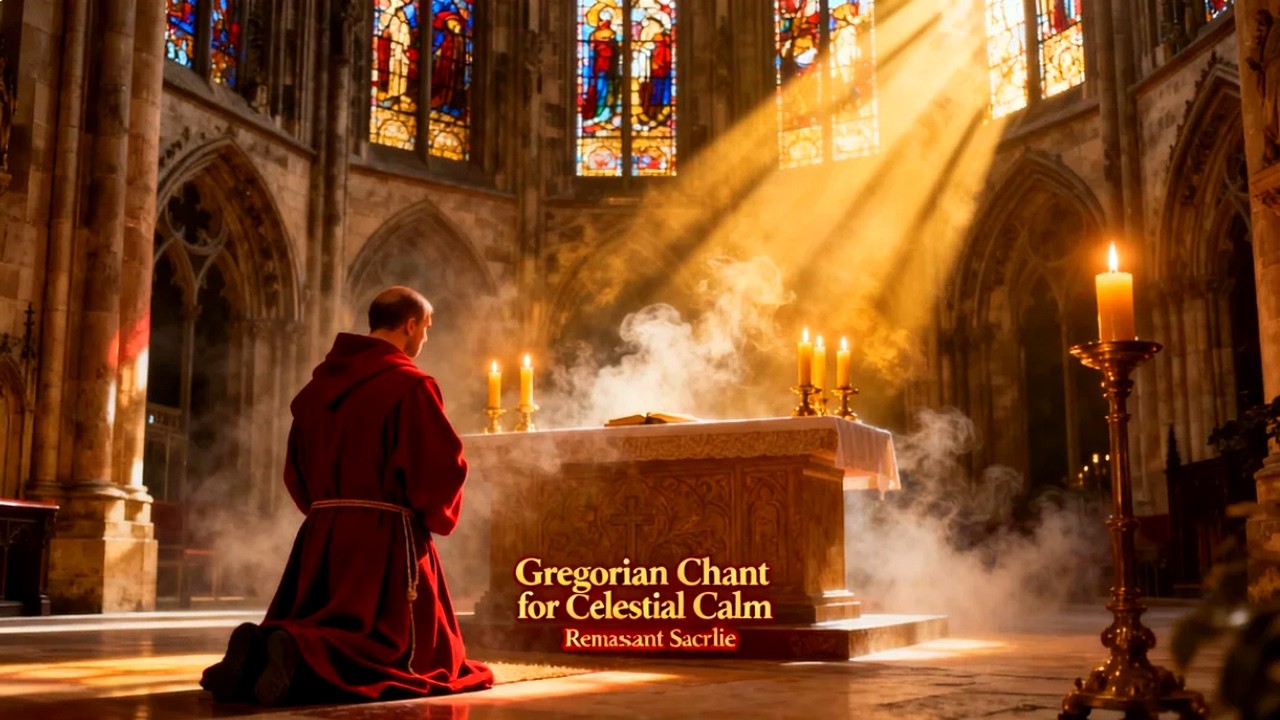 Gregorian Chant for Healing Sleep and Spiritual Peace | Benedictine Ambience and Sacred Grace