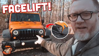 Jeep JK 2007-2018 grill replacement by Southern Ginger Workshop 211 views 3 months ago 9 minutes, 7 seconds