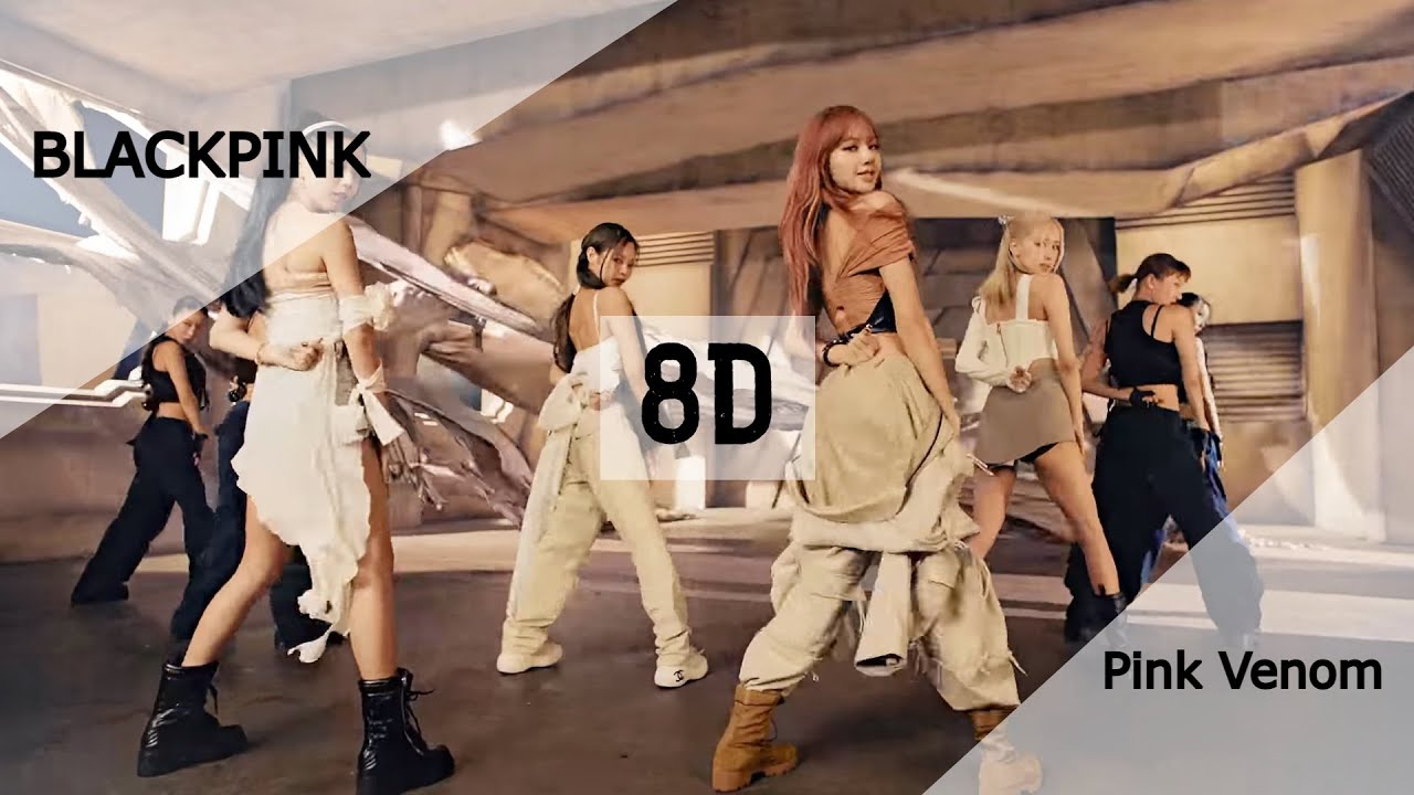 BLACKPINK - Pink Venom (8D + Lyrics | Use Headphones 🎧)