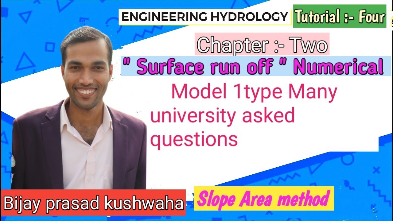 Discharge Measurement By Slope Area Method tutorial | Slope Area Method ...