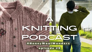 Braidy Loop, Pride & Pearls and a red Maggie cardigan | Knitting Podcast Ep. 9