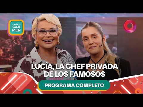 Lucía Scarpa, la chef privada de los famosos | #ConCarmen Completo - 13/10 - El Nueve