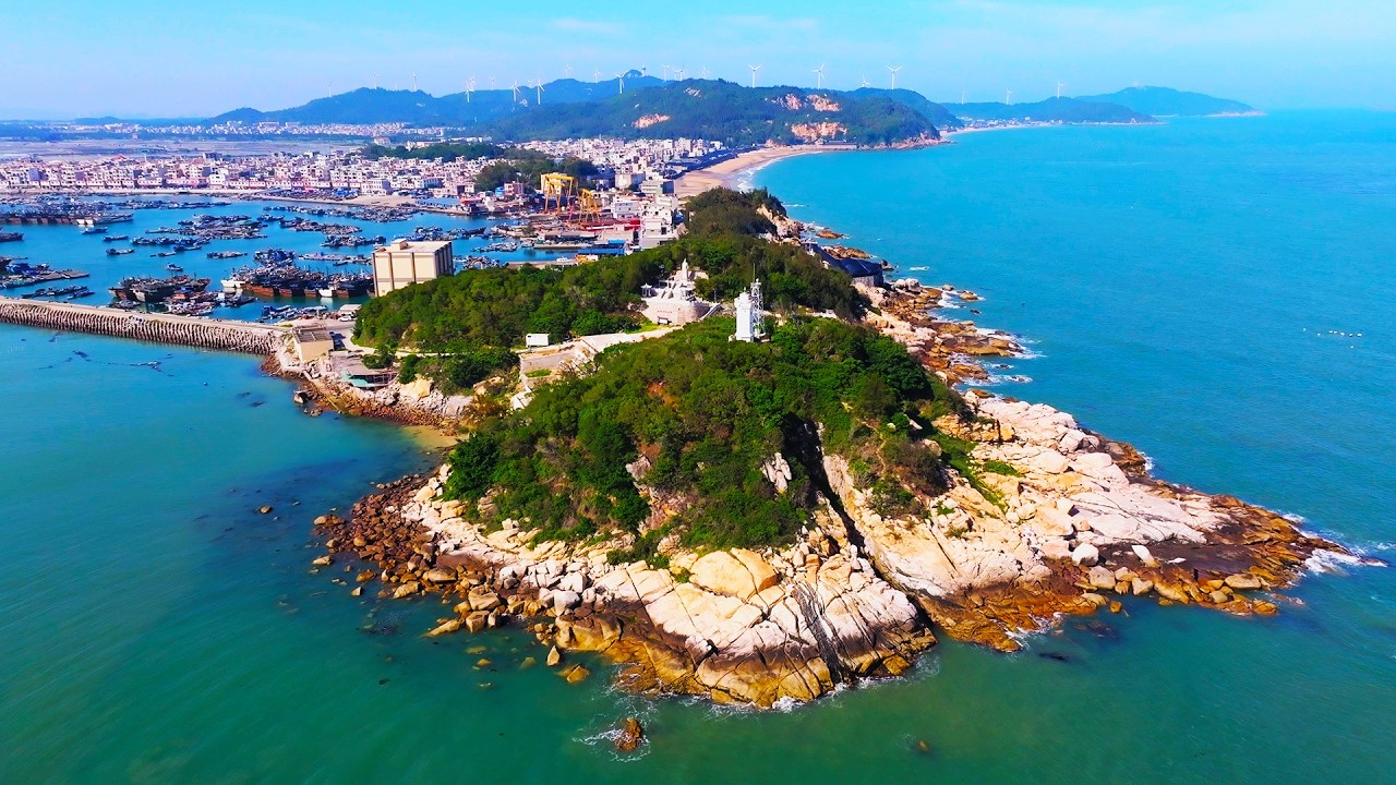 【4K】 Motorcycle Travel to Fujian Province's Dongshan Island