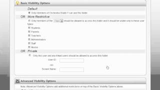 Changing Class Menu Visibility