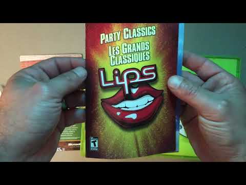 Lips Party Classics Can. sealed unboxing Xbox 360