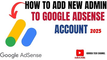 How to Add Admin to Your Google AdSense Account 2025 | Add New User on Google AdSense