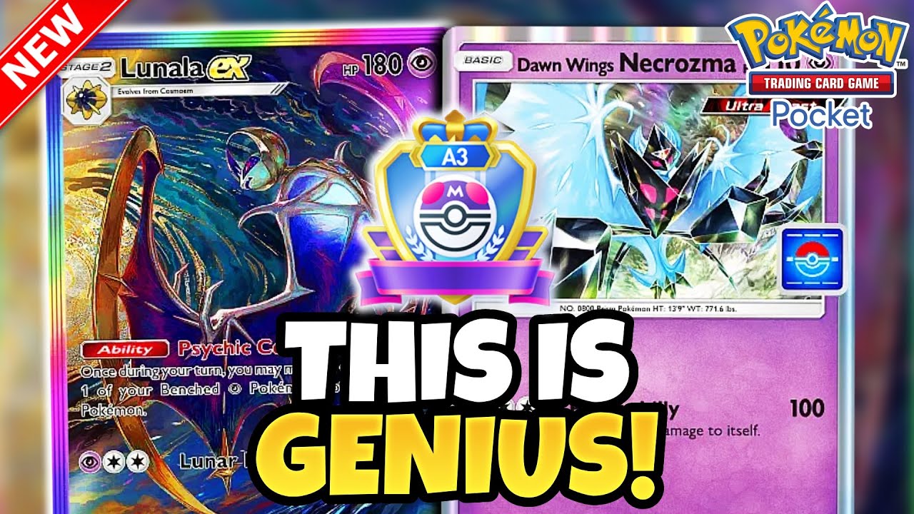 THIS Lunala AND Dawn Wings Necrozma DECK REACHED MASTER BALL RANK! |  Pokemon TCG Pocket