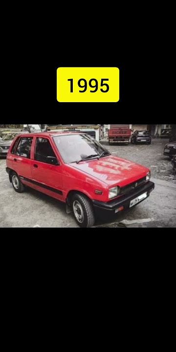 Evolution of Maruti 800 (1983-2014)