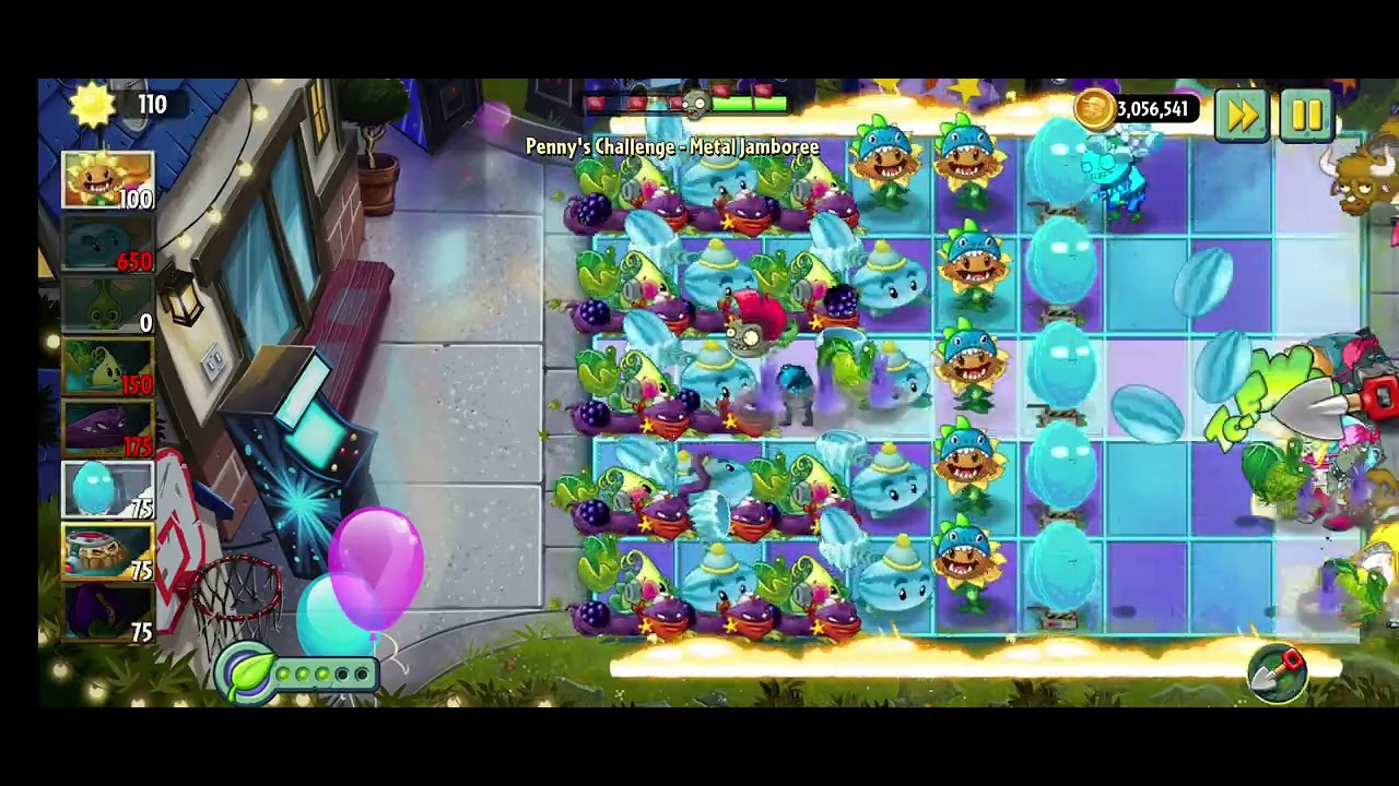 Plants vs. Zombies Reflourished - Penny's Challenge #6 - Metal Jamboree (rerun)