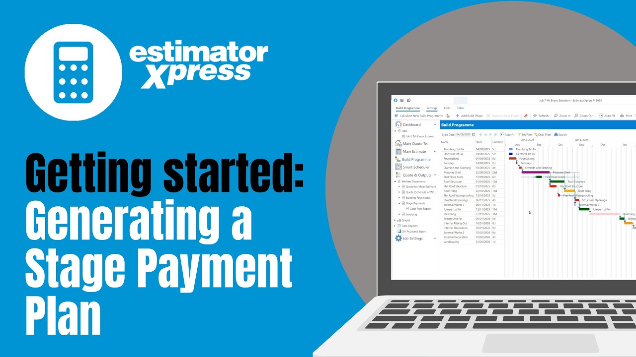 How to generate a Stage Payement Plan in your Estimates using ...