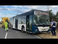 05.09.2022 - Linienbus landet nach Ausweichmanöver im Gebüsch