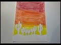 HOW TO DRAW A NICE DESERT PICTURE