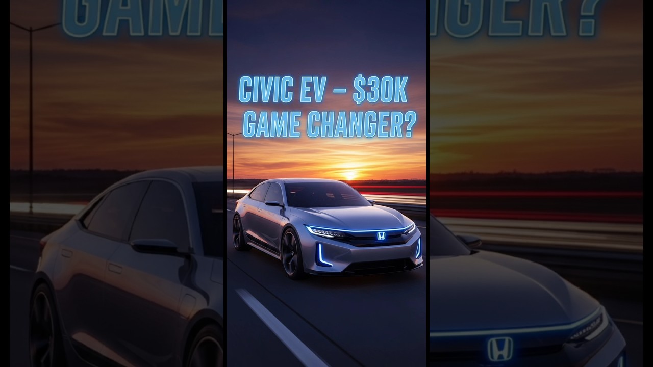 “Honda Civic EV 2026 – Affordable, 300-Mile Range, & Under $30K? 
