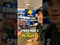 Spider man 2 Coming To PS Plus Membership #shorts